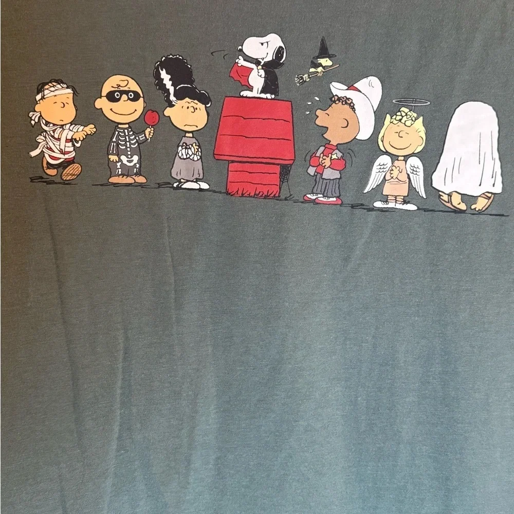 Hybrid Peanuts Charcoal Gray T-shirt Peanuts gang in costume Medium - Picture 4 of 8